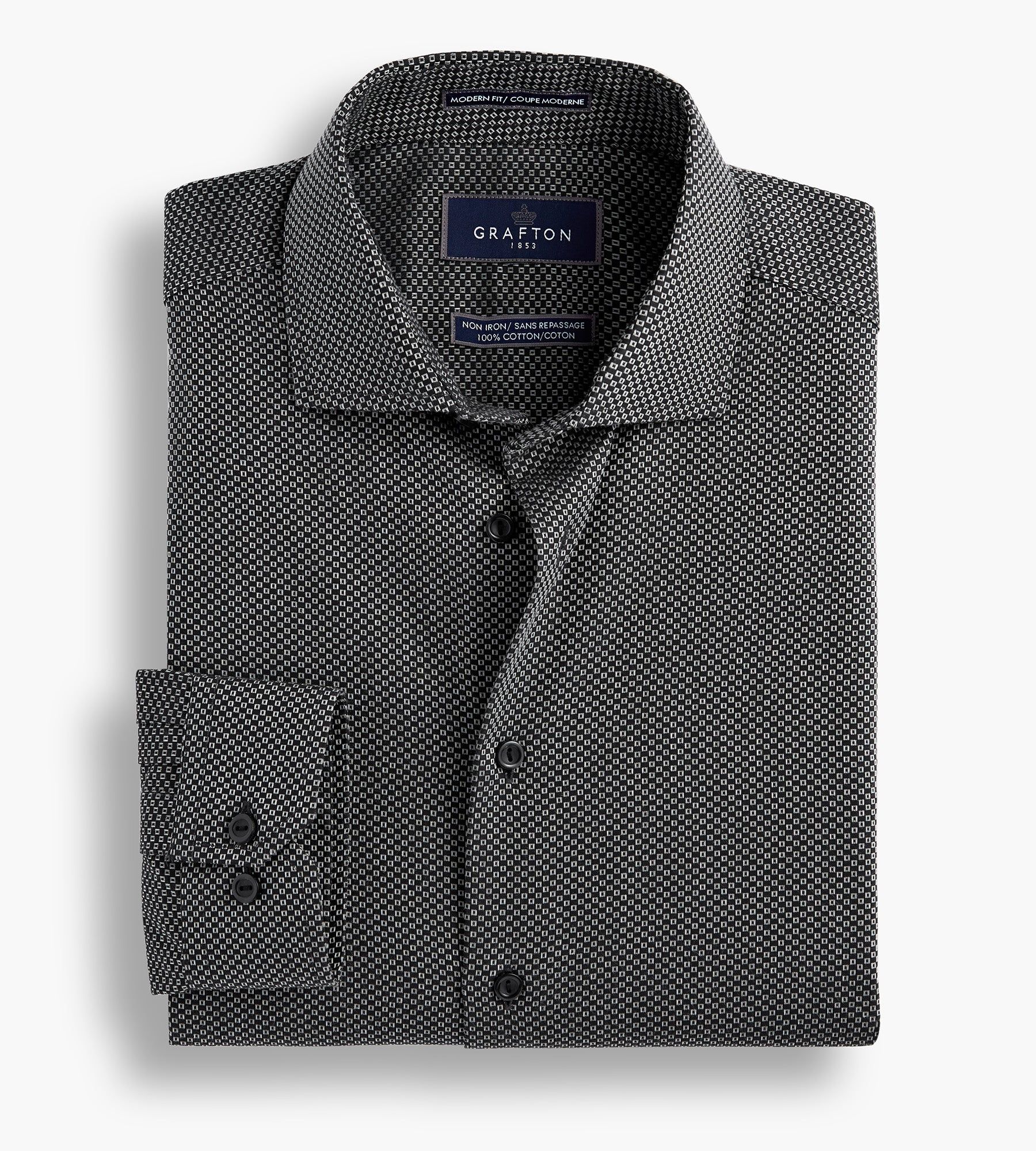 Modern Fit Jacquard Dress Shirt sold by Tip Top