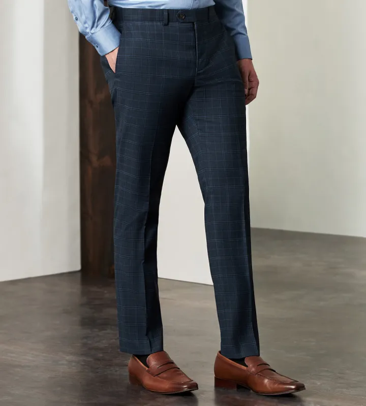 Slim Fit Stretch Check Suit Separate Pants sold by Tip Top