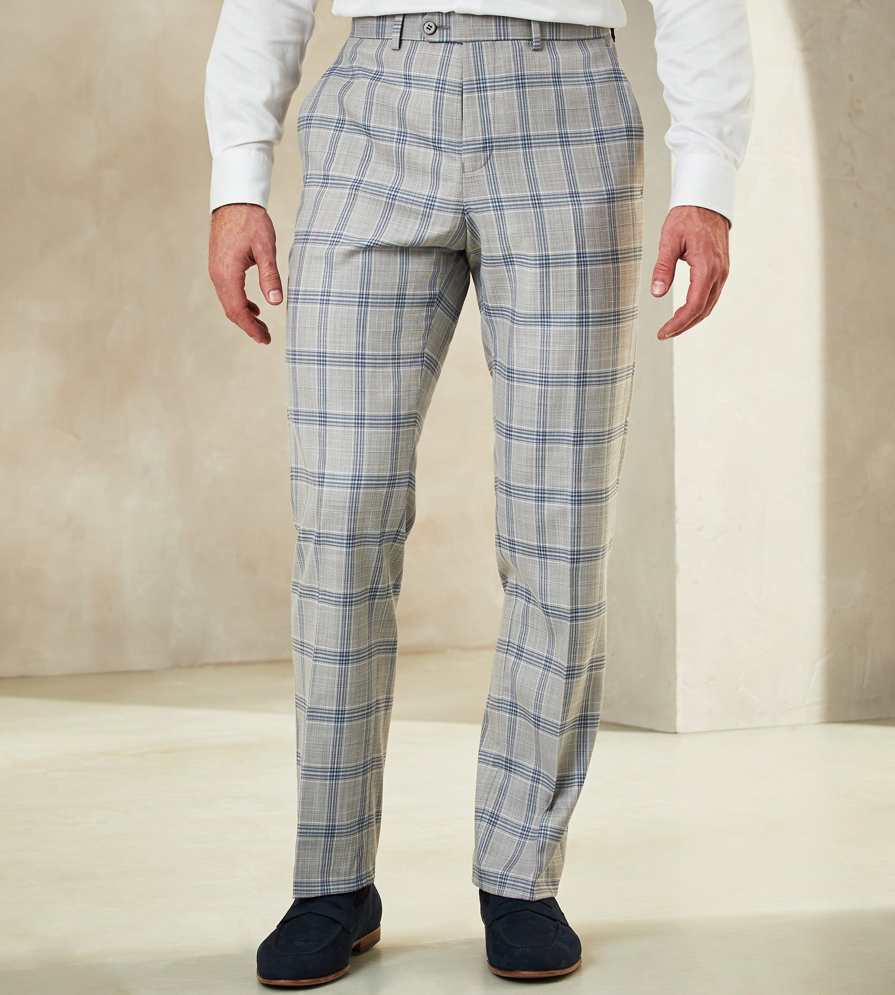 Modern Fit Check Suit Separate Pants sold by Tip Top