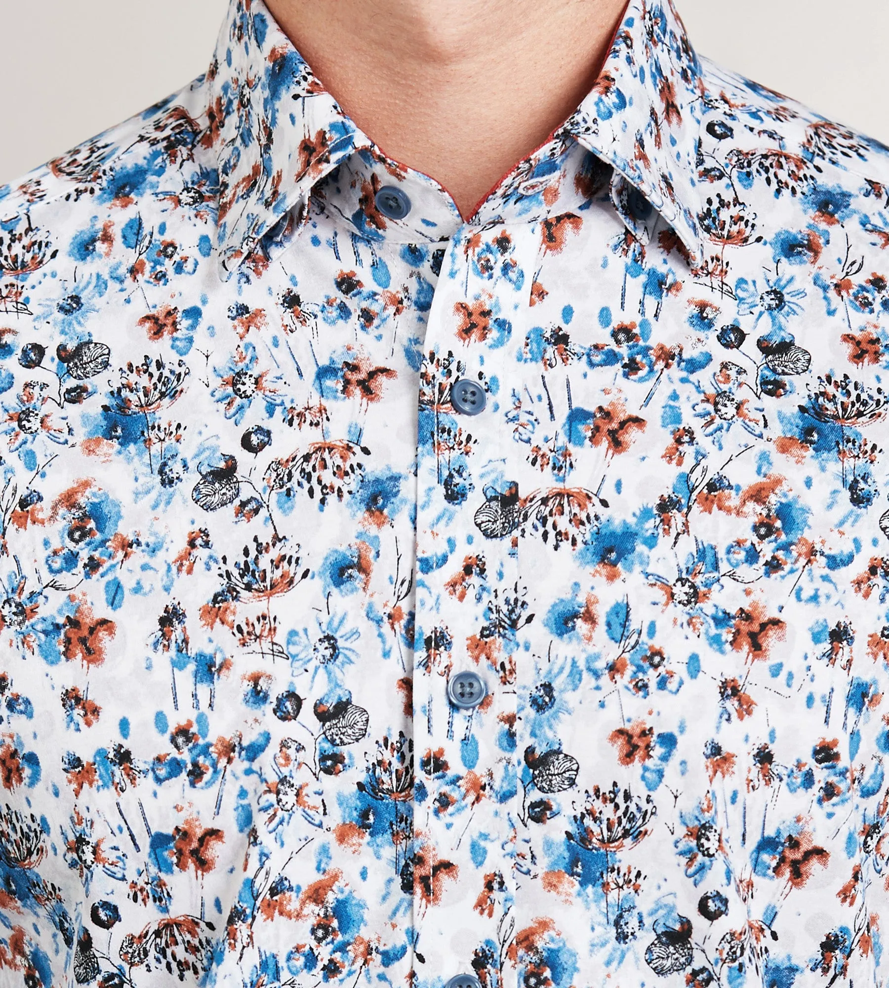 Modern Fit 360 Stretch Long Sleeve Plaid Printed Sport Shirt sold by Tip Top product image thumbnail 2