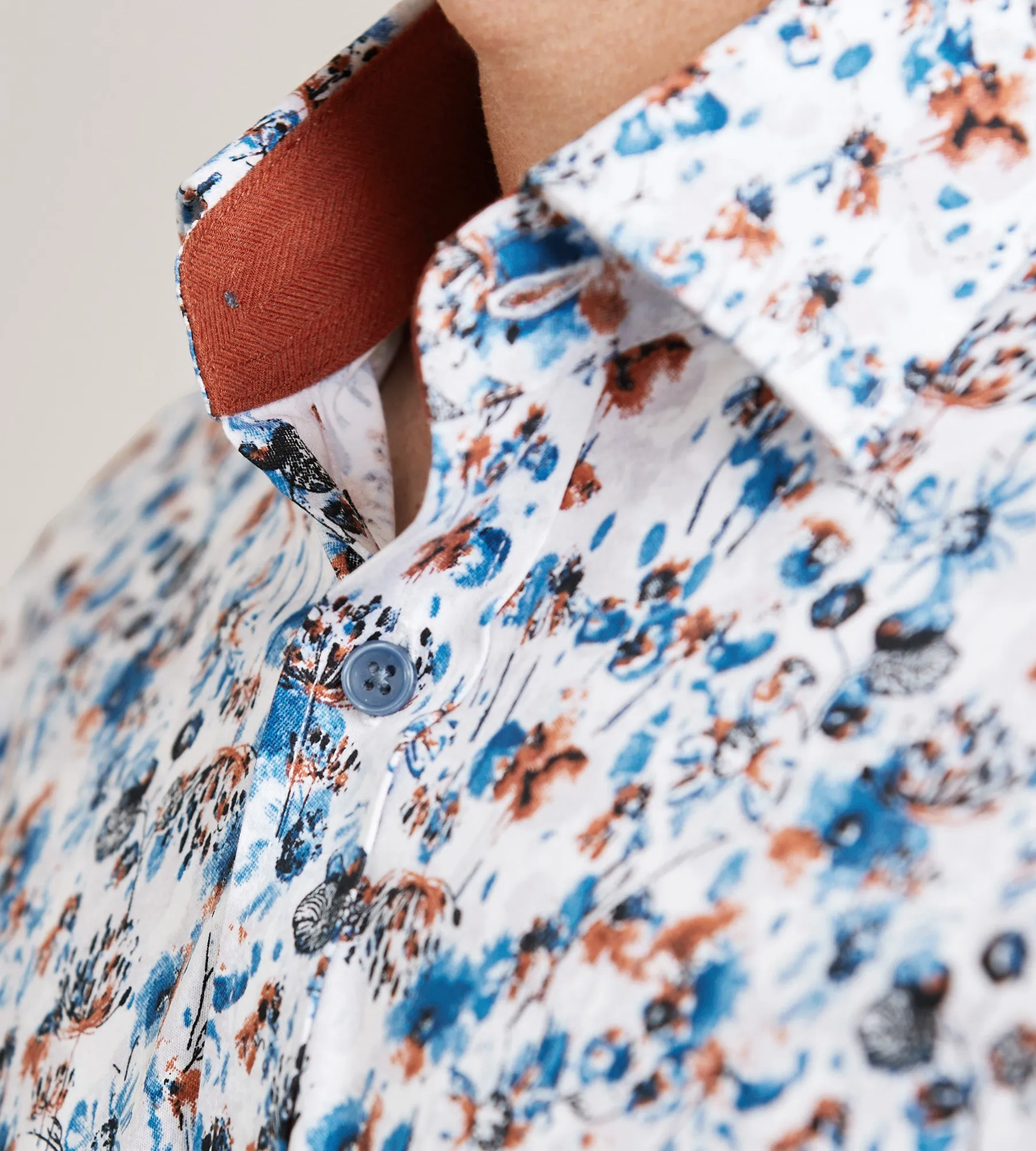 Modern Fit 360 Stretch Long Sleeve Plaid Printed Sport Shirt sold by Tip Top product image thumbnail 3