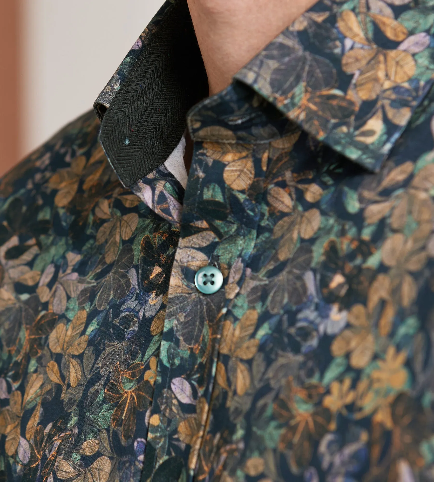 Modern Fit 360 Stretch Long Sleeve Plaid Printed Sport Shirt sold by Tip Top product image thumbnail 3