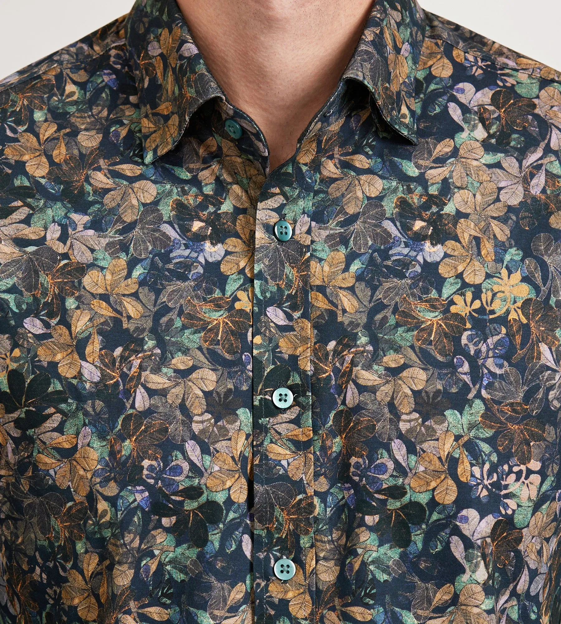 Modern Fit 360 Stretch Long Sleeve Plaid Printed Sport Shirt sold by Tip Top product image thumbnail 2