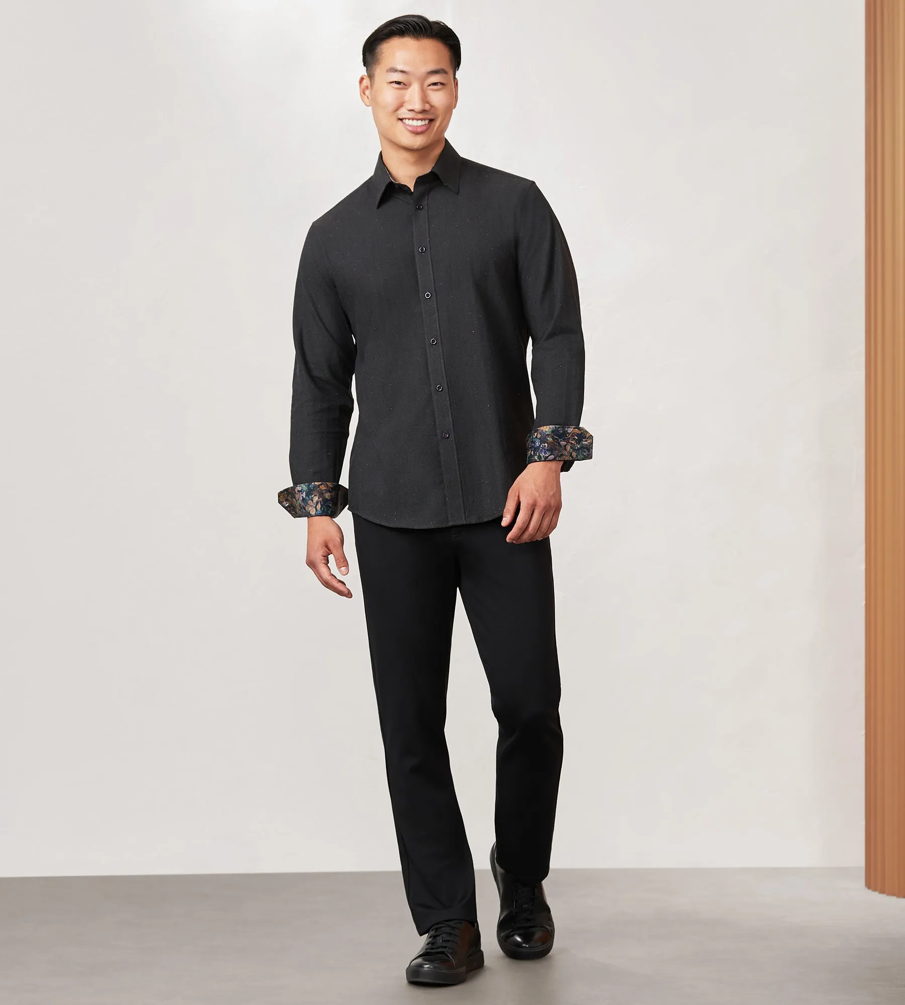 Modern Fit Long Sleeve Flannel Soft Touch Sport Shirt sold by Tip Top product image thumbnail 5