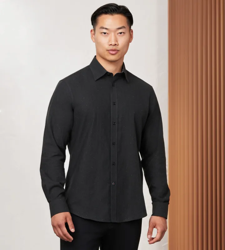 Modern Fit Long Sleeve Flannel Soft Touch Sport Shirt sold by Tip Top