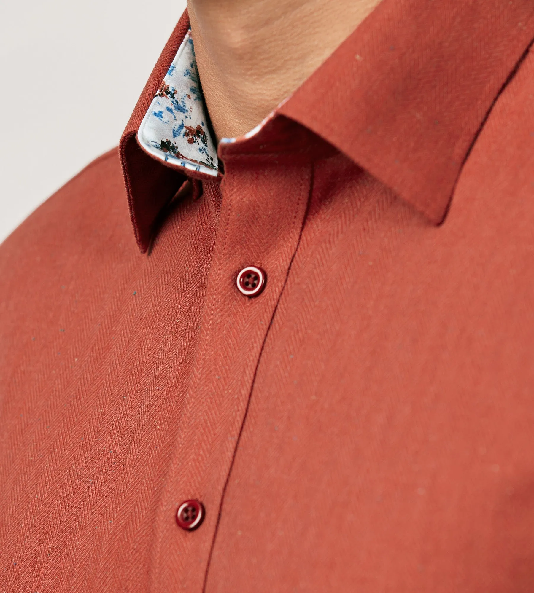 Modern Fit Long Sleeve Flannel Soft Touch Sport Shirt sold by Tip Top product image thumbnail 3