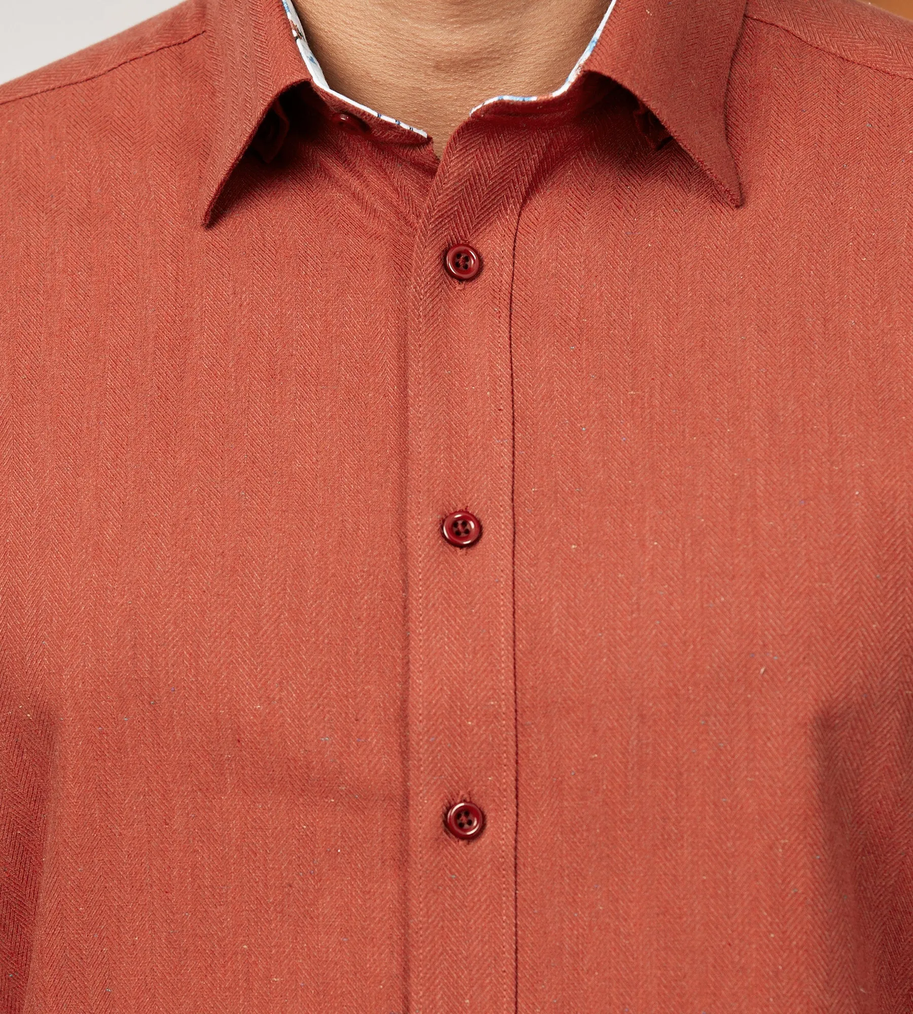 Modern Fit Long Sleeve Flannel Soft Touch Sport Shirt sold by Tip Top product image thumbnail 2