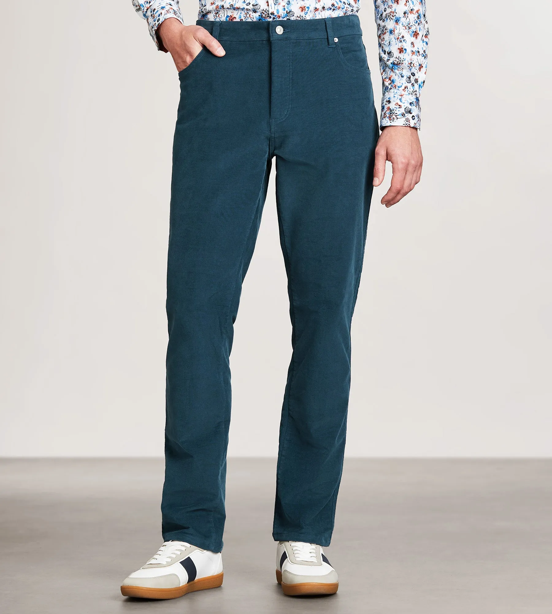 Modern Fit Five-Pocket 360° Stretch Corduroy Pants sold by Tip Top product image thumbnail 4