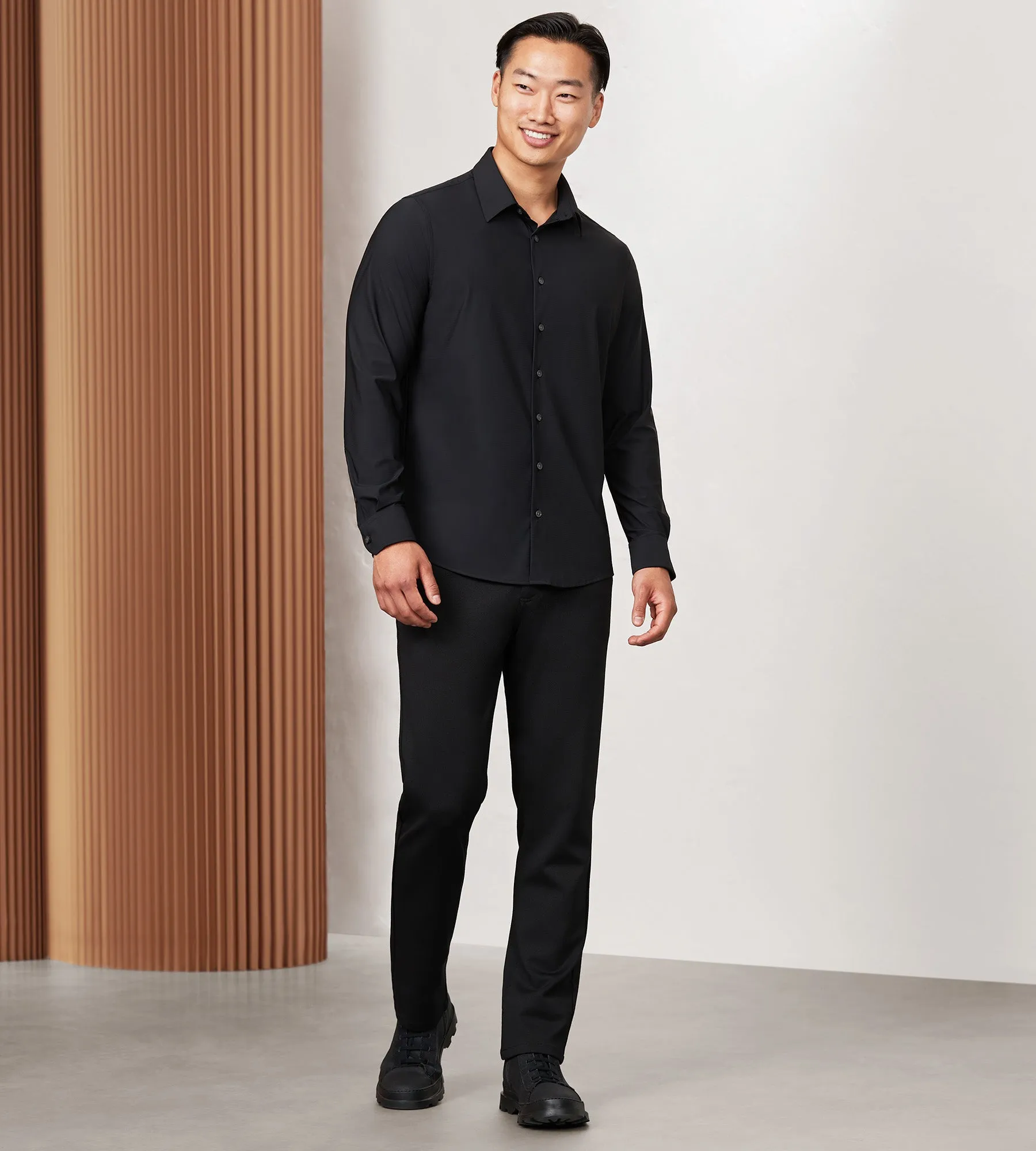 Modern Fit Long Sleeve Sport Shirt sold by Tip Top product image thumbnail 3