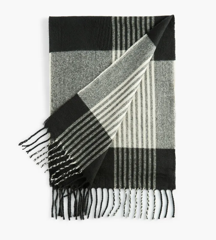 Herringbone Colour Block Scarf sold by Tip Top