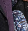 Modern Fit Knit Flocked Plaid Sport Jacket sold by Tip Top