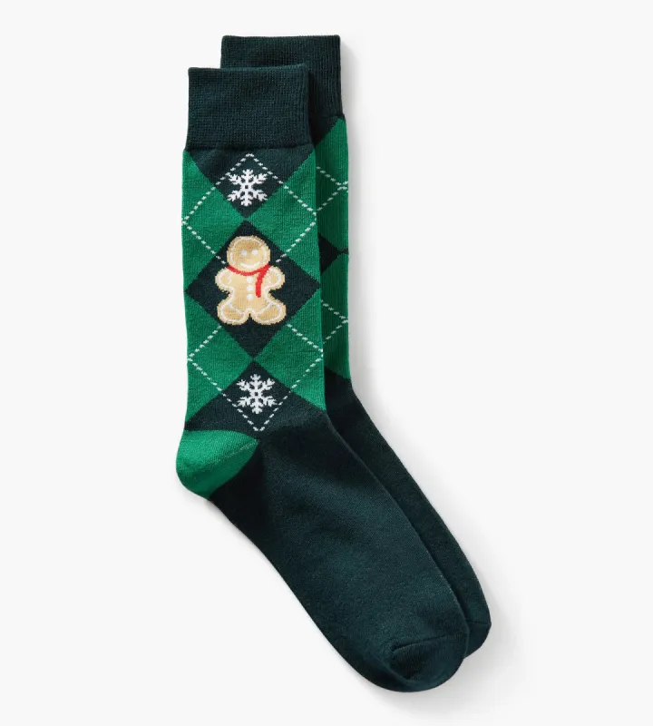 Argyle Ginger Man Socks sold by Tip Top