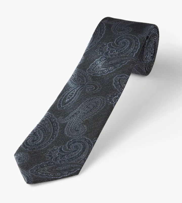 Textured Large Paisley Tie sold by Tip Top
