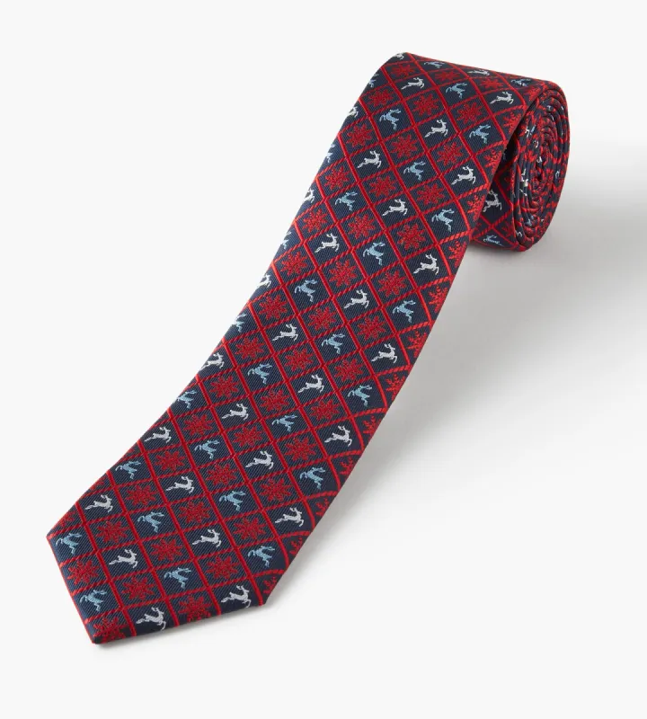 Argyle Reindeer Tie sold by Tip Top