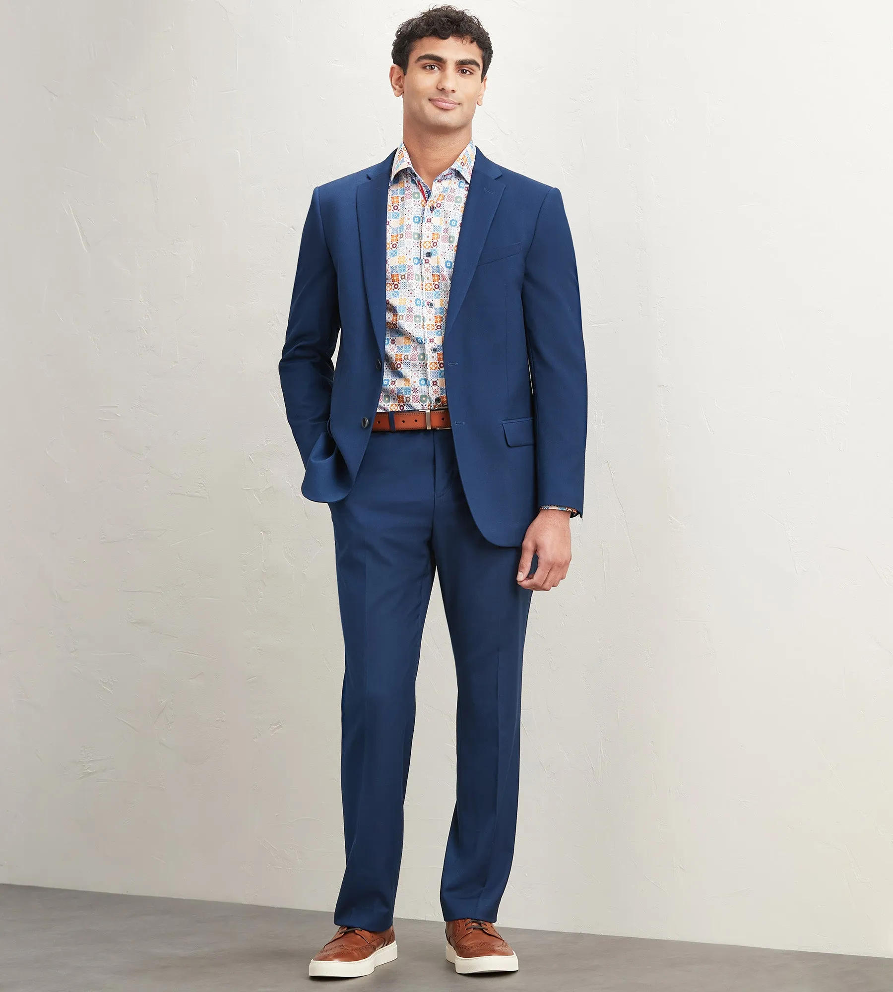 Modern Fit Long Sleeve Printed Casual Shirt sold by Tip Top product image thumbnail 5