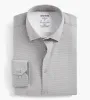 Slim Fit 360 Stretch Knit Non-Iron Soft Touch Geo Print Jersey Dress Shirt sold by Tip Top
