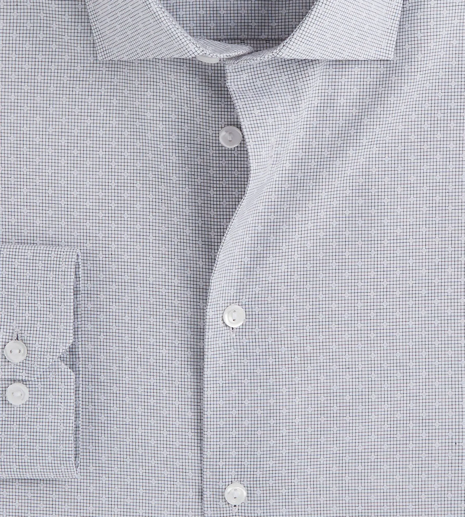 Modern Fit Geo Print Dress Shirt sold by Tip Top product image thumbnail 2