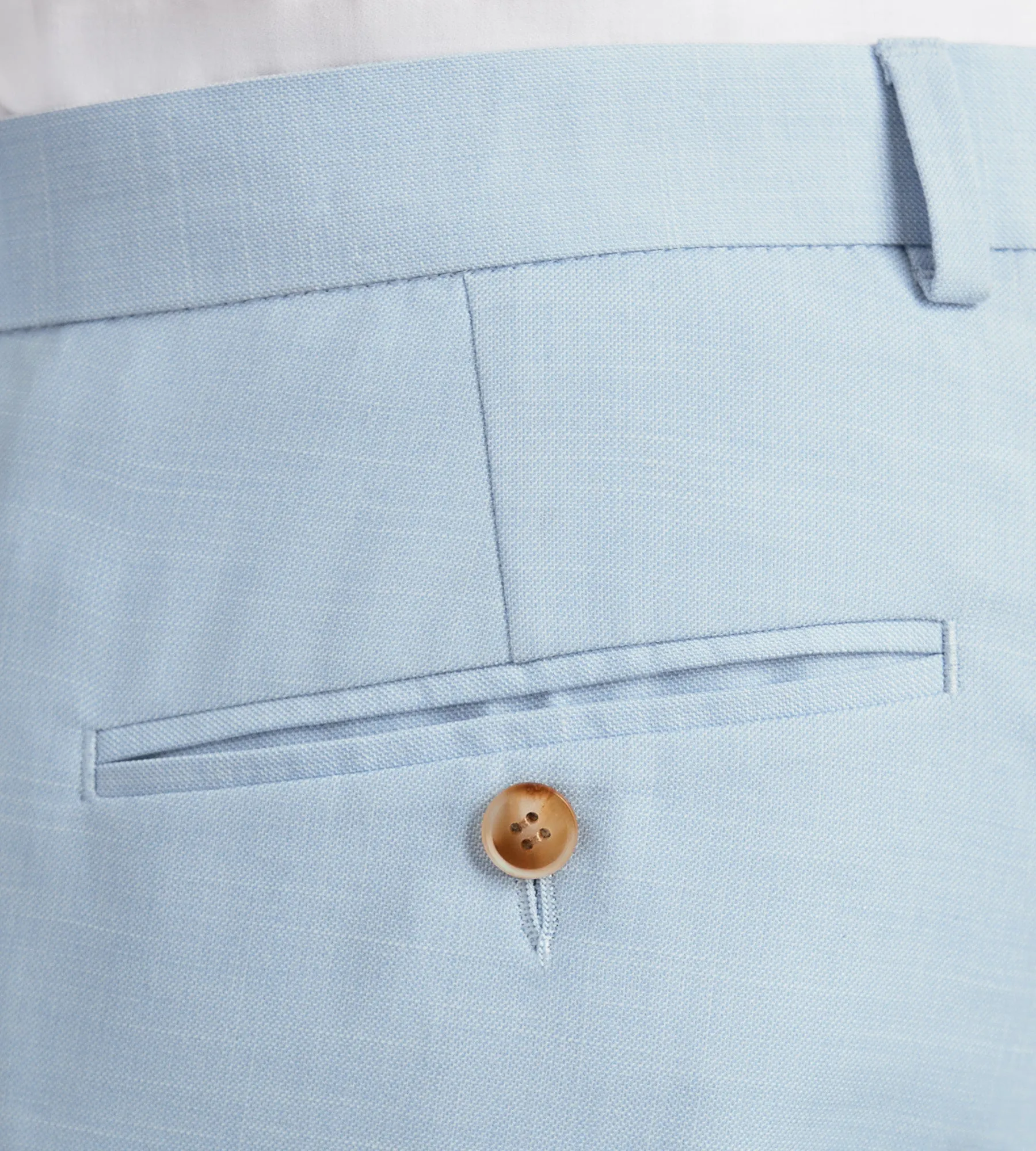 Slim Fit Light Blue Solid Suit Pants sold by Tip Top product image thumbnail 4