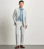 Slim Fit Light Grey Plaid Suit sold by Tip Top