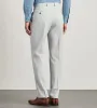 Slim Fit Light Grey Plaid Suit Pants sold by Tip Top