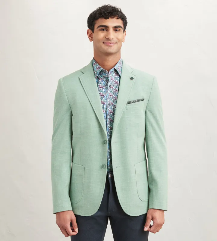 Modern Fit Textured Solid Sport Jacket sold by Tip Top
