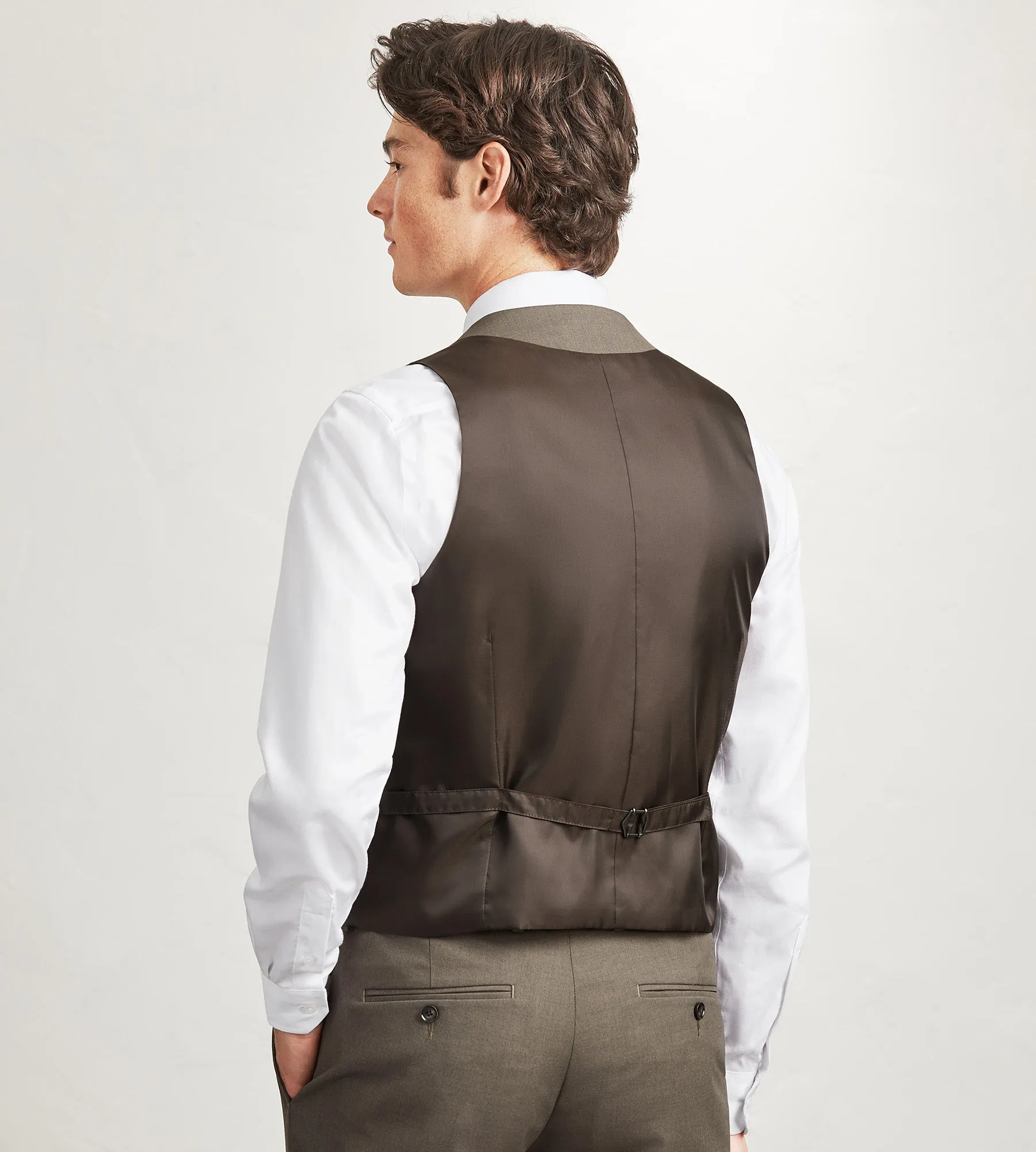 Light Brown Suit Vest sold by Tip Top product image thumbnail 3