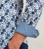 Modern Fit Long Sleeve Floral Pattern 360 Stretch Casual Shirt sold by Tip Top