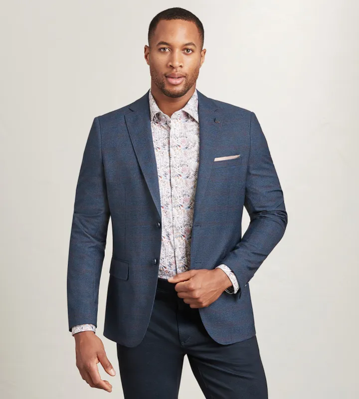 Modern Fit Woven Check Sport Jacket sold by Tip Top