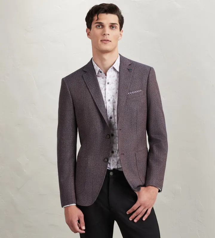Modern Fit Woven Neat Multi Sport Jacket sold by Tip Top