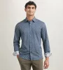 Modern Fit Long Sleeve Floral Pattern 360 Stretch Casual Shirt sold by Tip Top