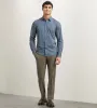 Modern Fit Long Sleeve Floral Pattern 360 Stretch Casual Shirt sold by Tip Top