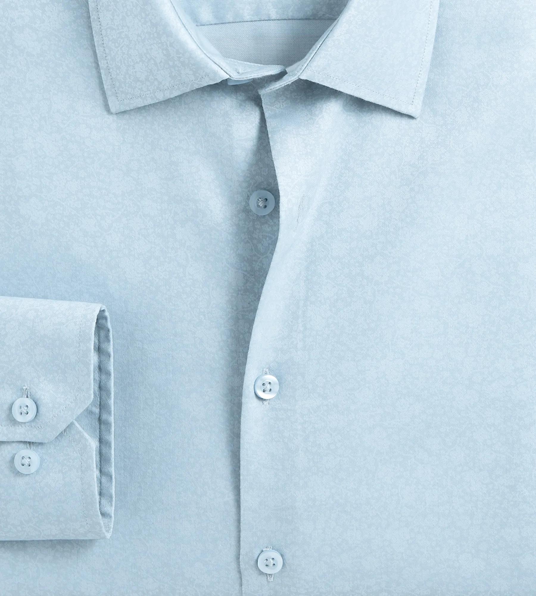 Slim Fit Non-Iron Printed Sateen Dress Shirt sold by Tip Top product image thumbnail 2