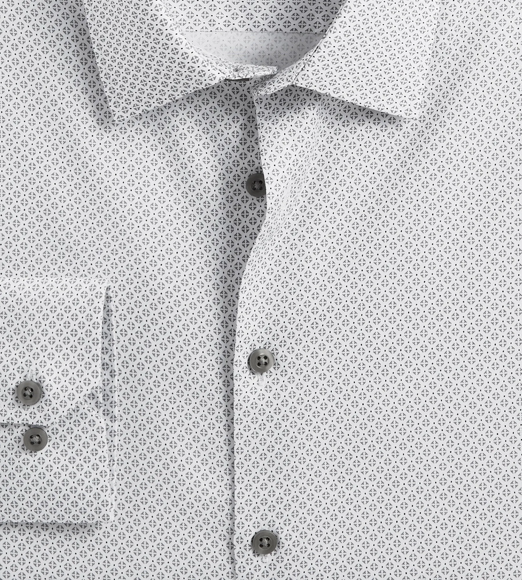 Slim Fit Non-Iron Printed Sateen Dress Shirt sold by Tip Top product image thumbnail 2