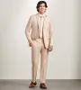 Modern Fit Pale Peach Solid Suit sold by Tip Top