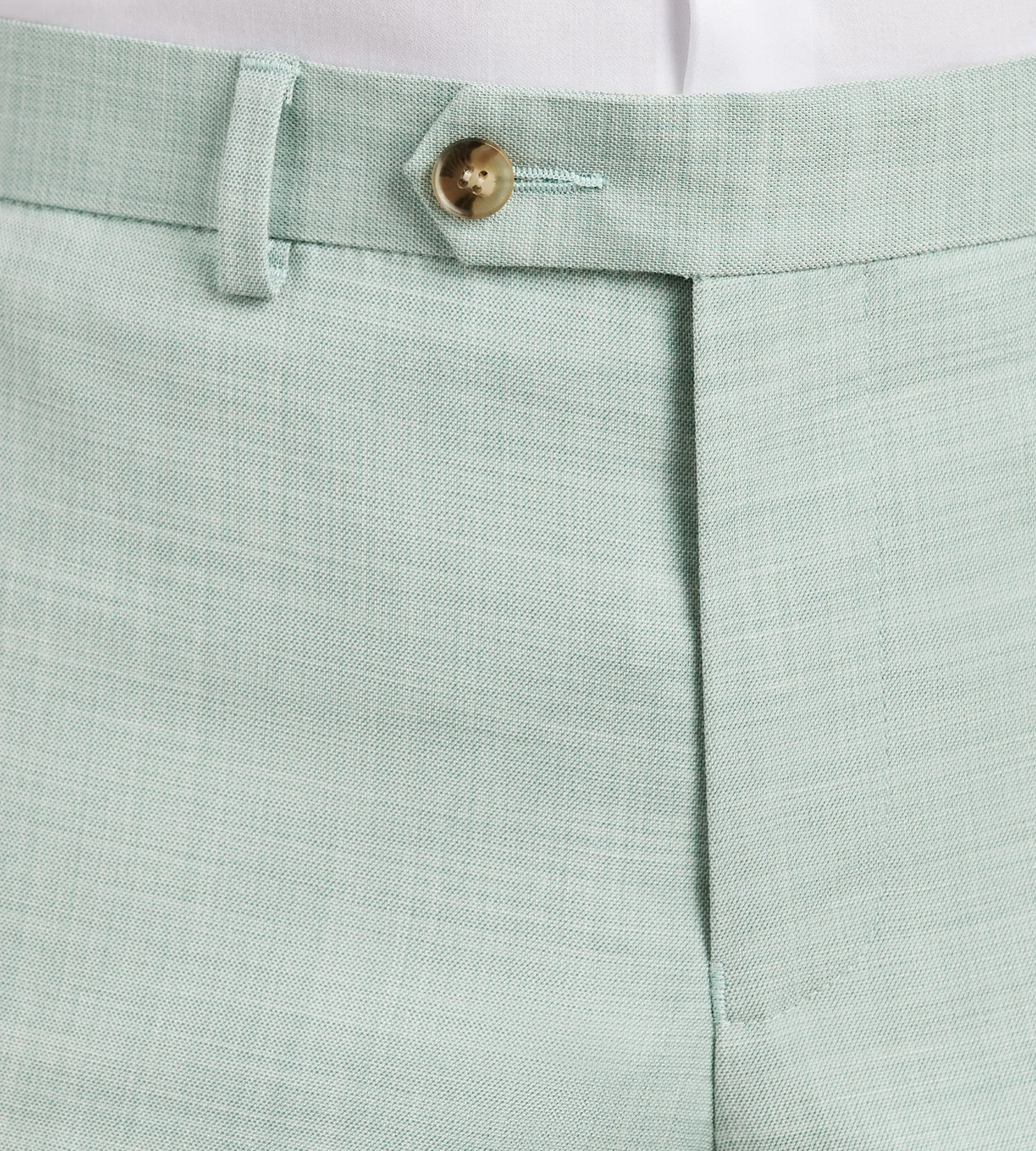 Slim Fit Pale Green Solid Suit Pants sold by Tip Top product image thumbnail 2