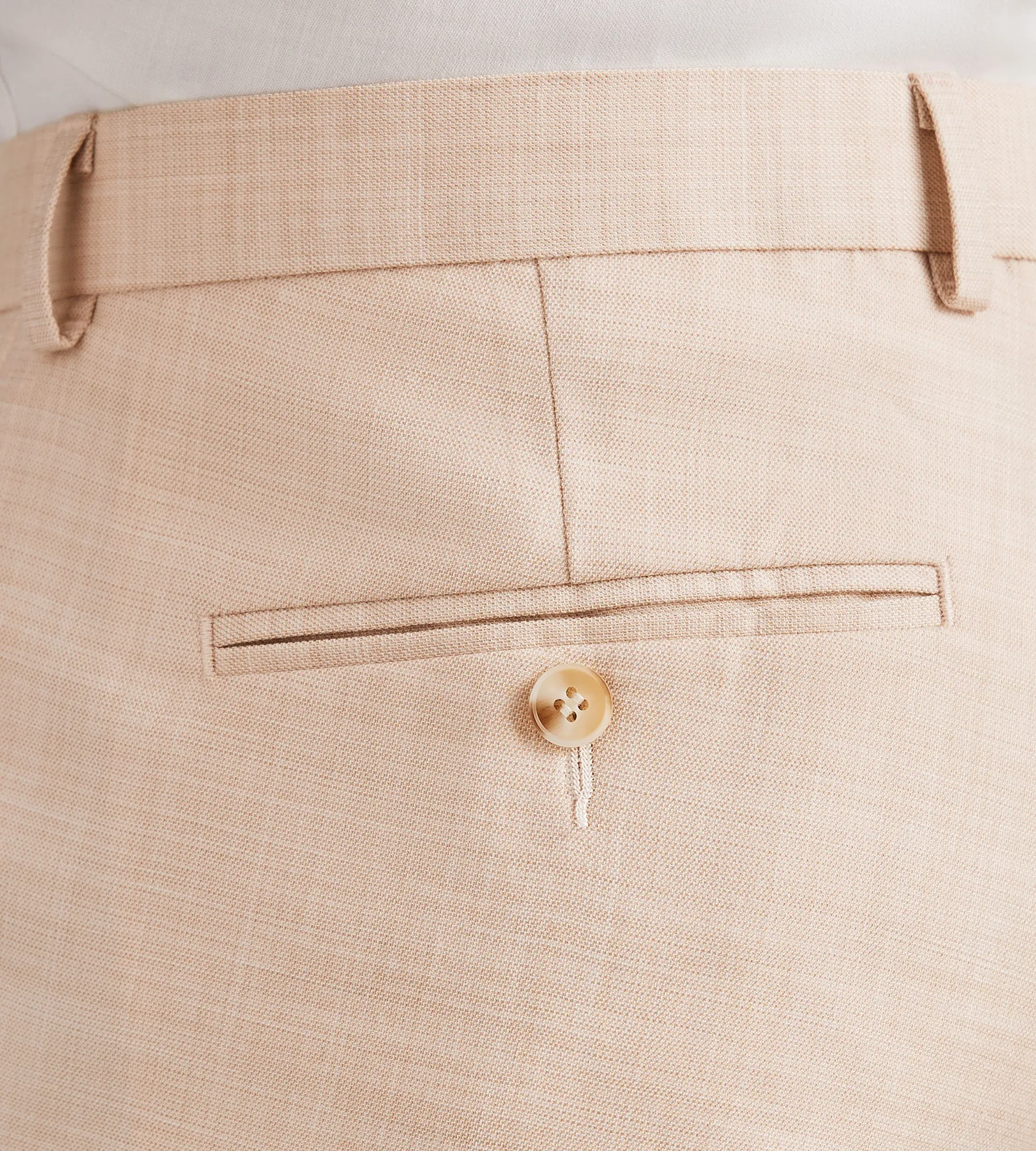 Slim Fit Pale Peach Solid Suit Pants sold by Tip Top product image thumbnail 4