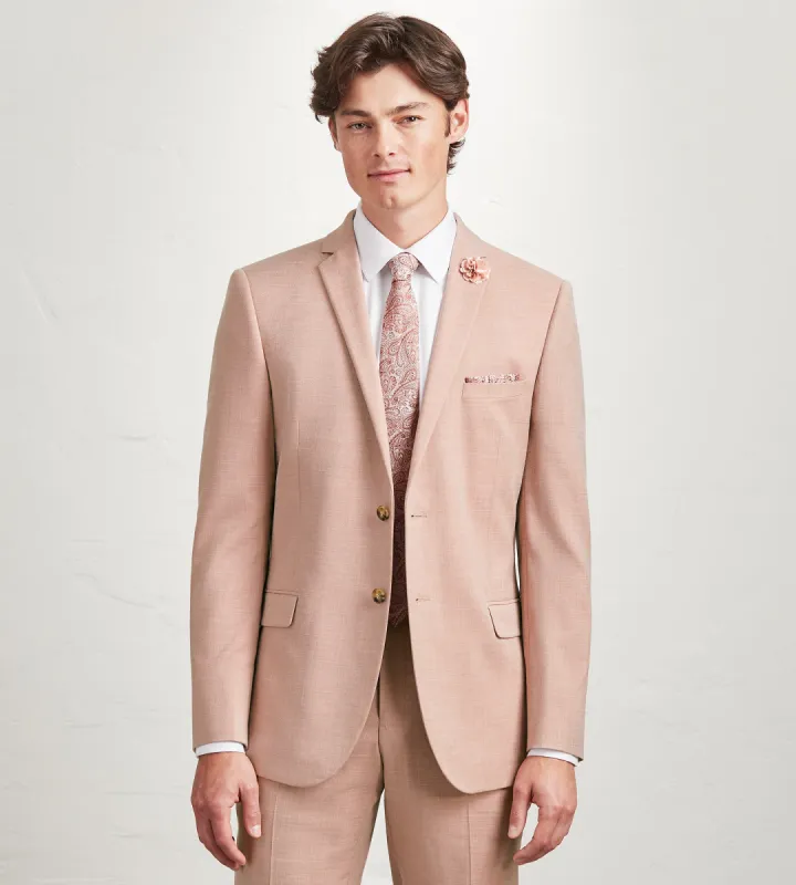 Modern Fit Pale Rose Solid Suit sold by Tip Top