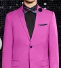 Slim Fit Bright Purple Solid Suit sold by Tip Top