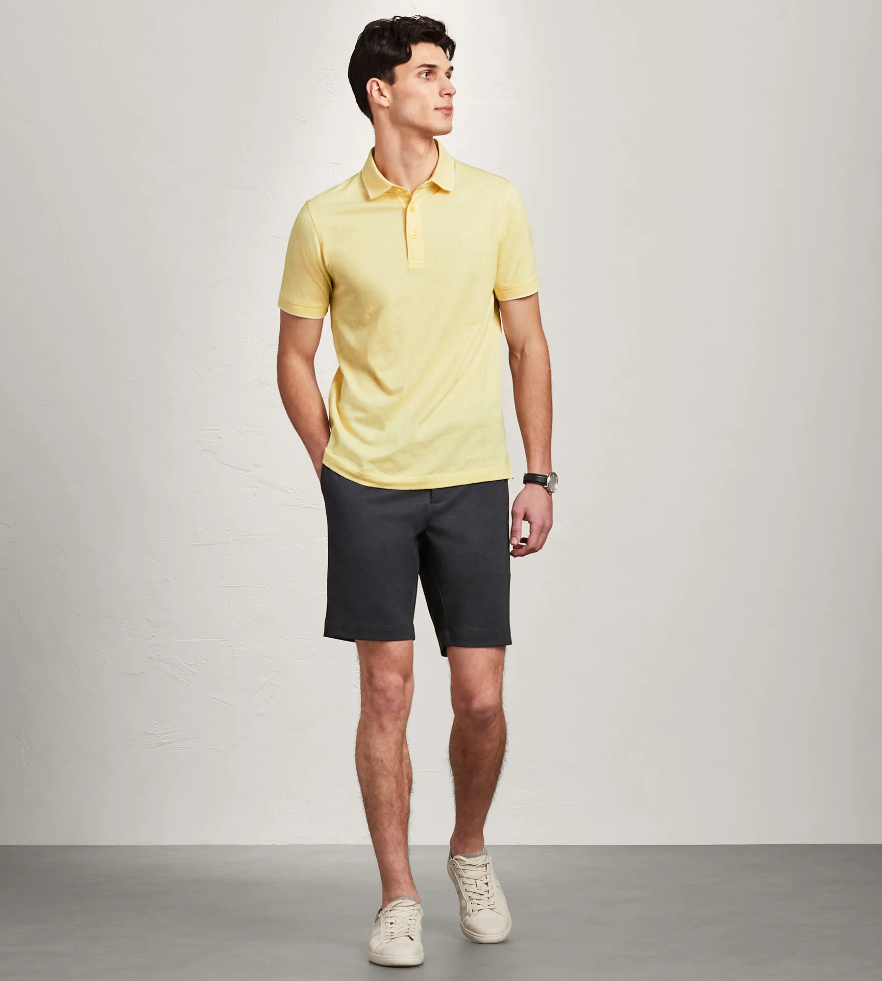 Modern Fit Short Sleeve Jacquard Polo sold by Tip Top product image thumbnail 4
