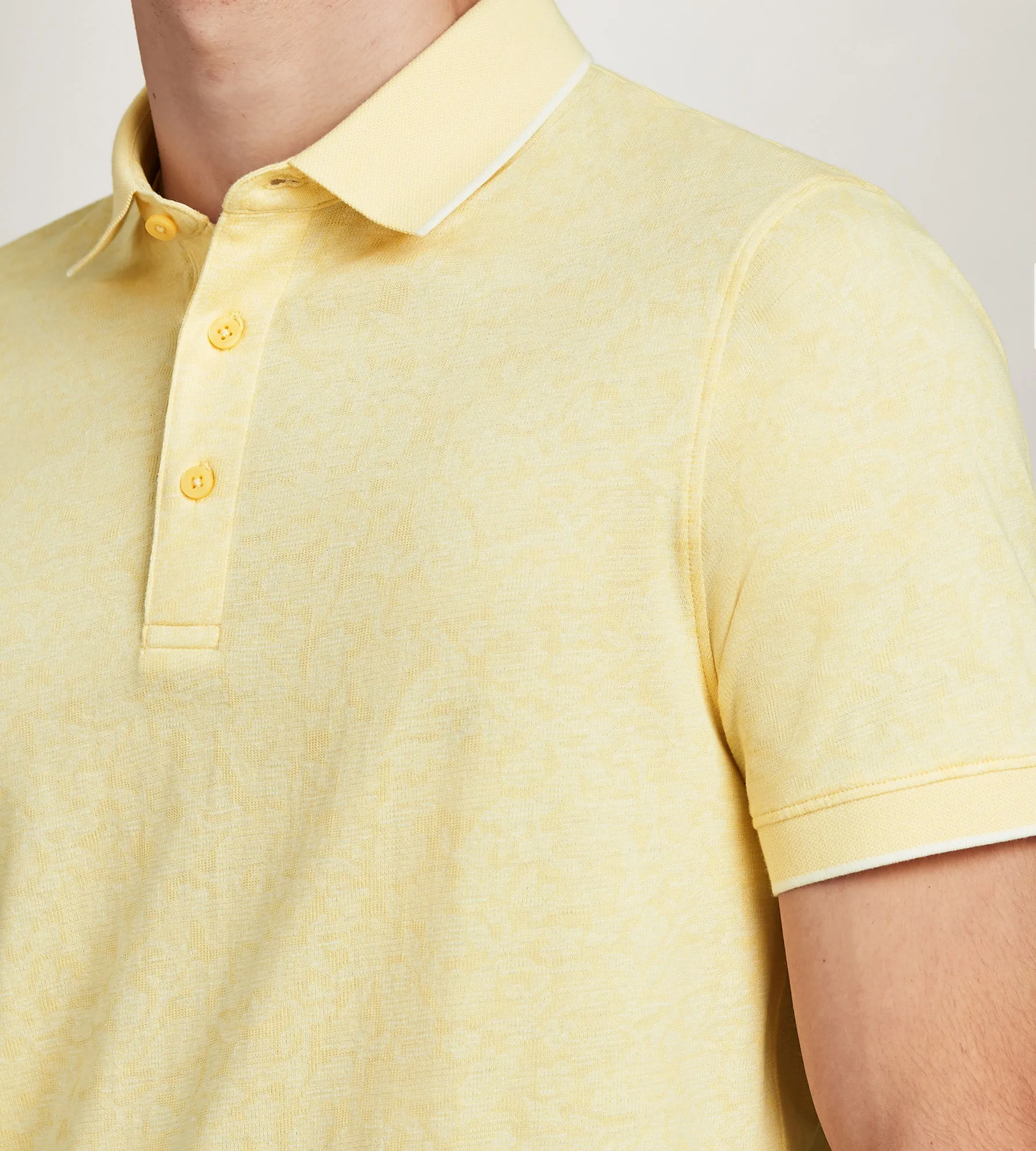 Modern Fit Short Sleeve Jacquard Polo sold by Tip Top product image thumbnail 3