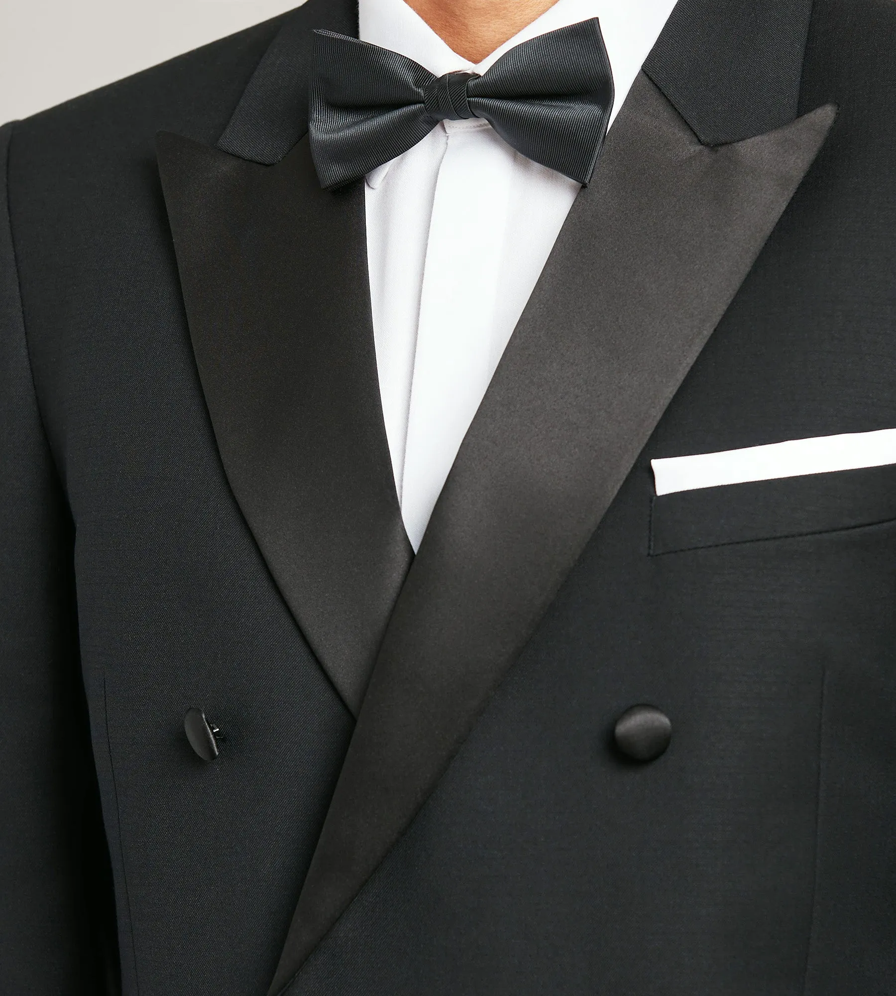 Modern Fit Black Solid Tuxedo Jacket sold by Tip Top product image thumbnail 2
