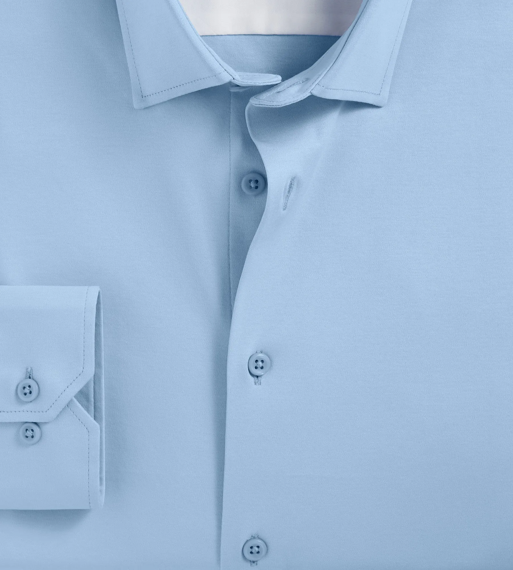 Slim Fit 360° Stretch Soft Touch Jersey Dress Shirt sold by Tip Top product image thumbnail 2