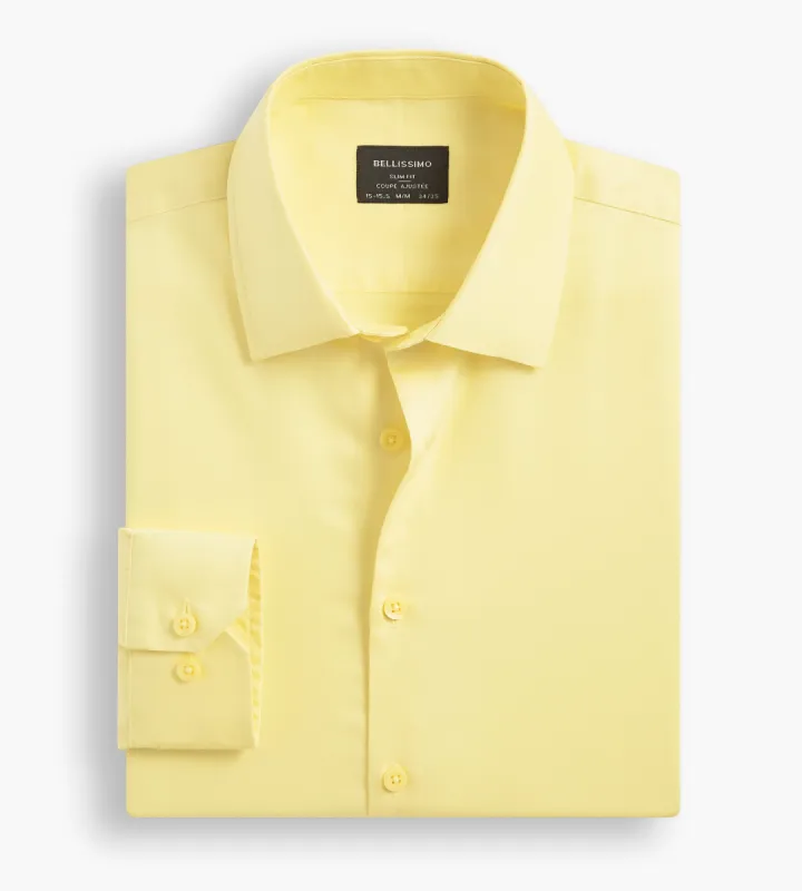 Slim Fit Non-Iron Sateen Dress Shirt sold by Tip Top