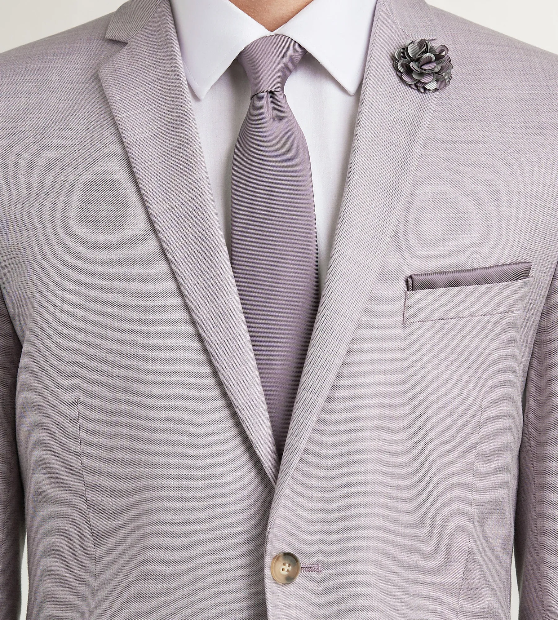 Modern Fit Pale Purple Solid Suit sold by Tip Top product image thumbnail 2
