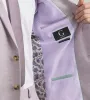 Slim Fit Pale Purple Solid Suit Jacket sold by Tip Top