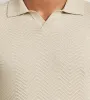 Modern Fit Short Sleeve Johnny-Collar Sweater Knit Polo sold by Tip Top