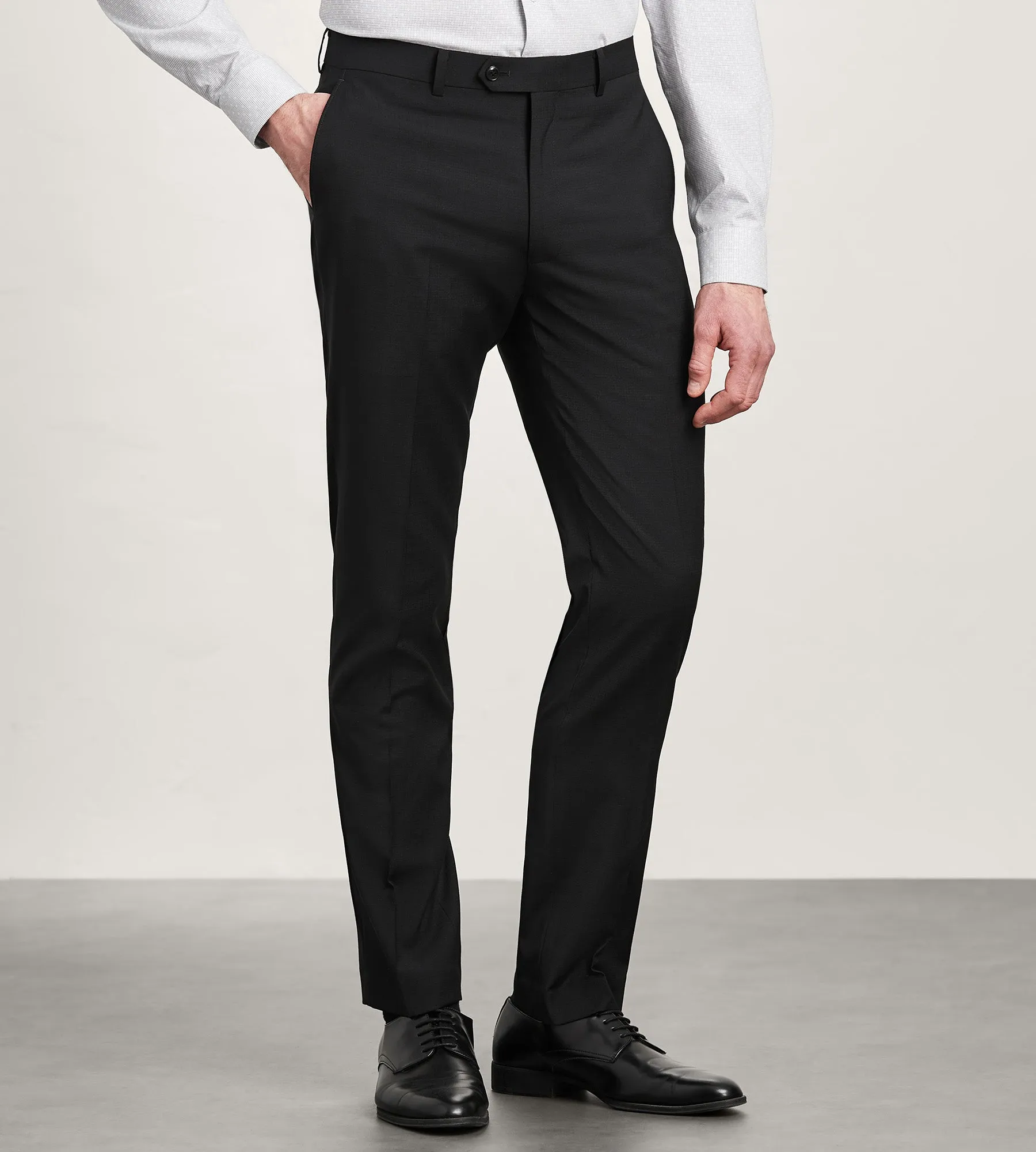 Slim Fit Black Neat Suit Pants sold by Tip Top