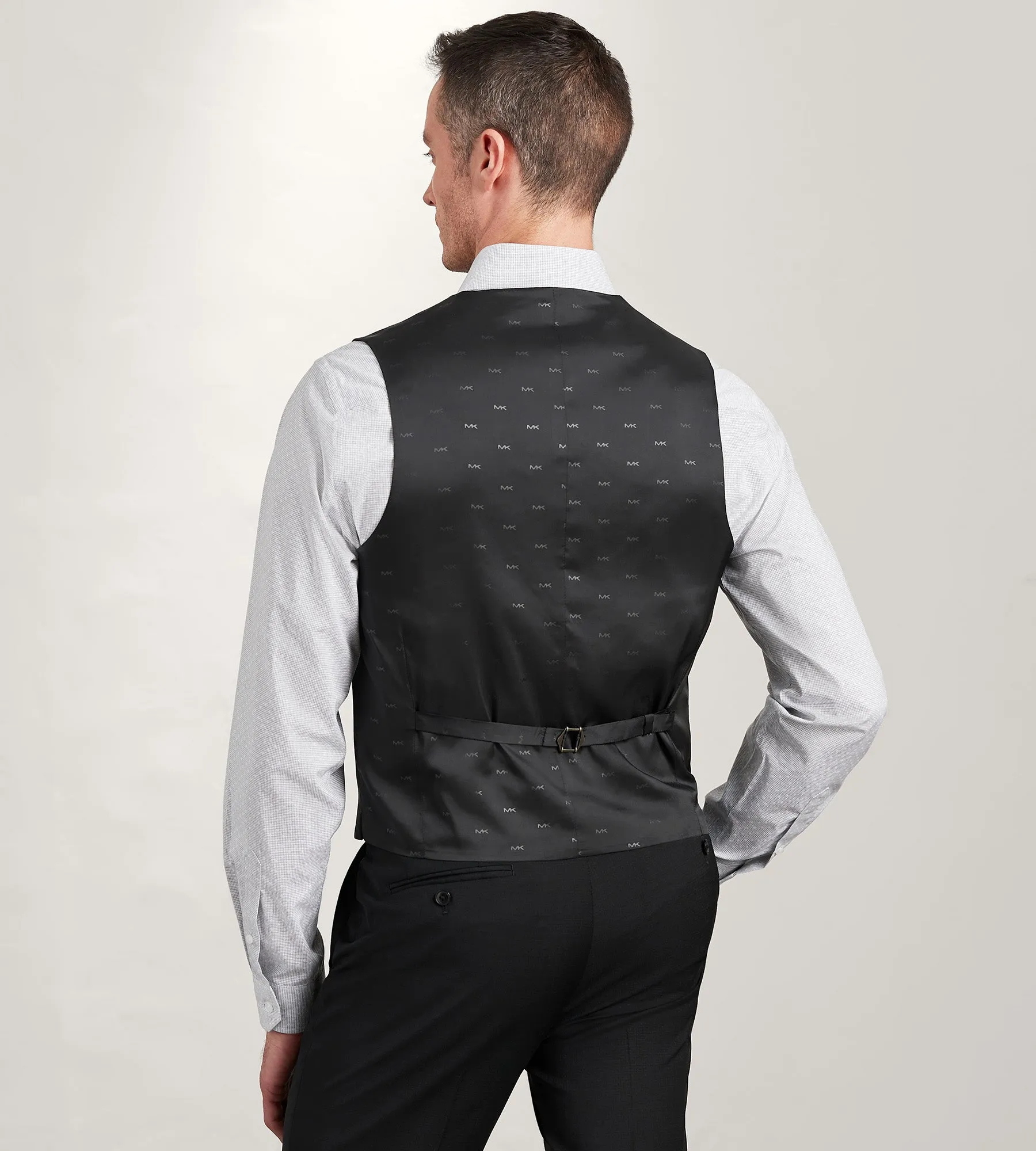 Black Neat Suit Vest sold by Tip Top product image thumbnail 3
