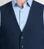 Blue Windowpane Suit Vest sold by Tip Top