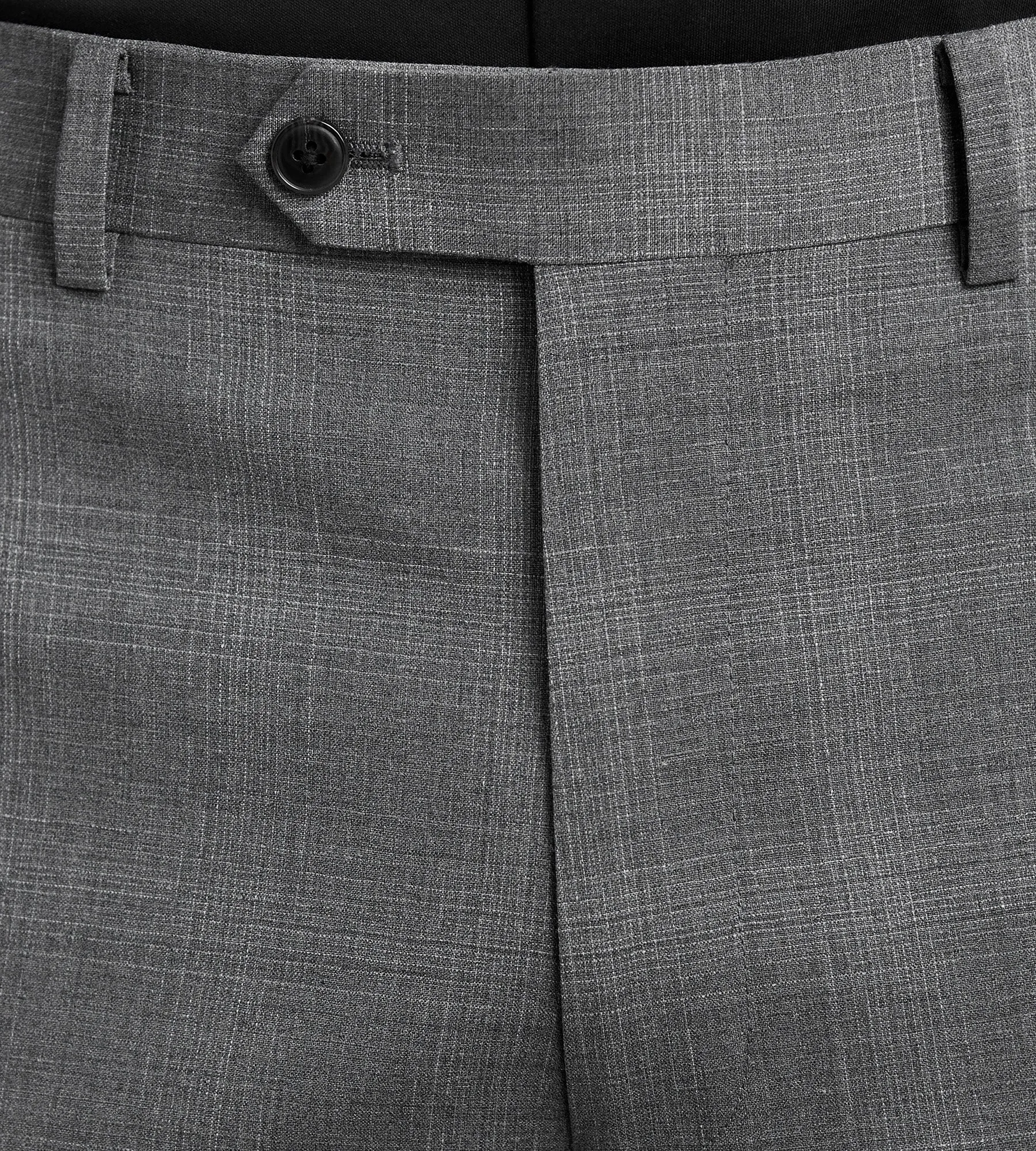 Slim Fit Grey Plaid Suit Pants sold by Tip Top product image thumbnail 2